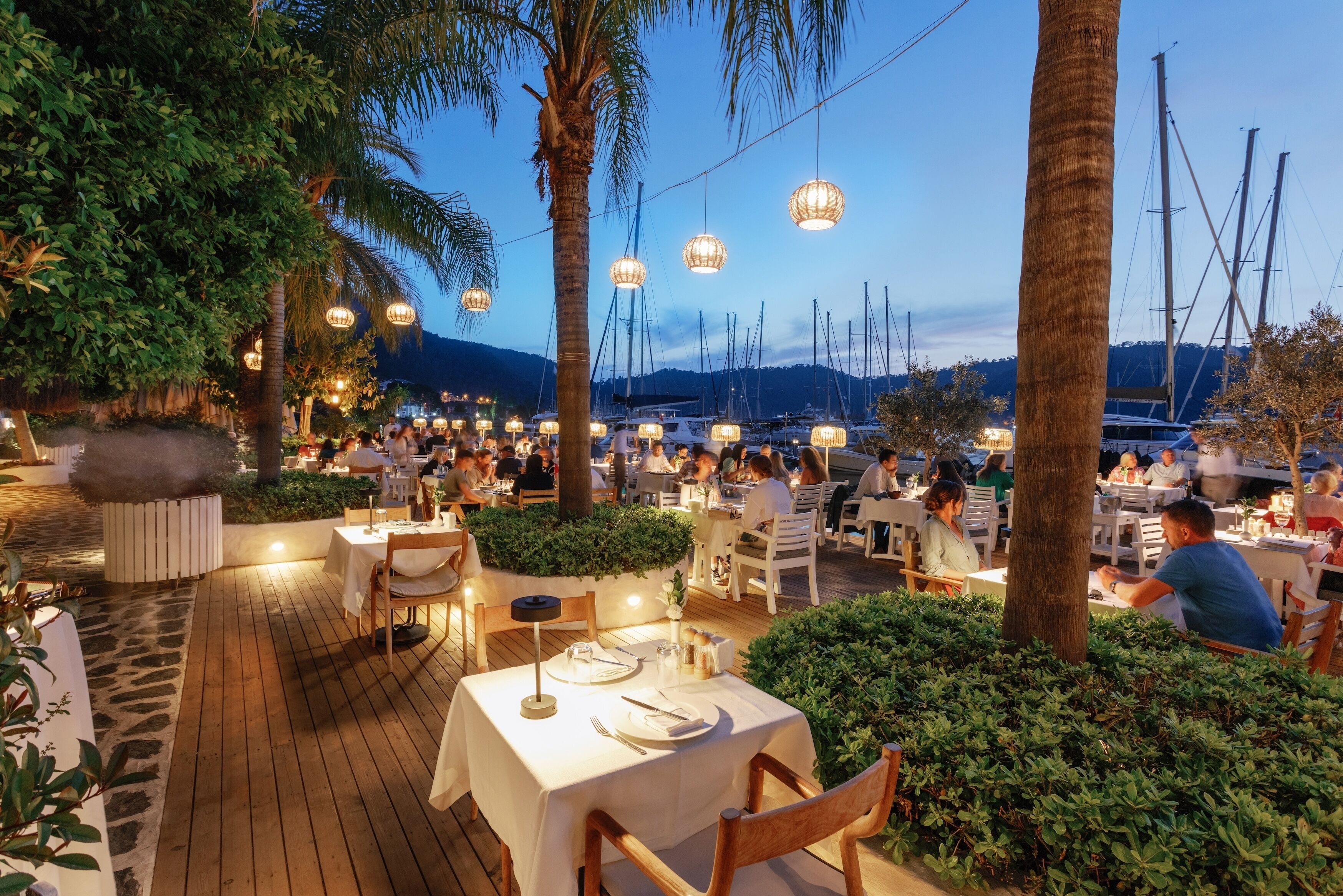 breakfast, lunch, dinner served; international cuisine