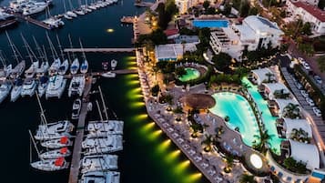 Front of property – evening/night