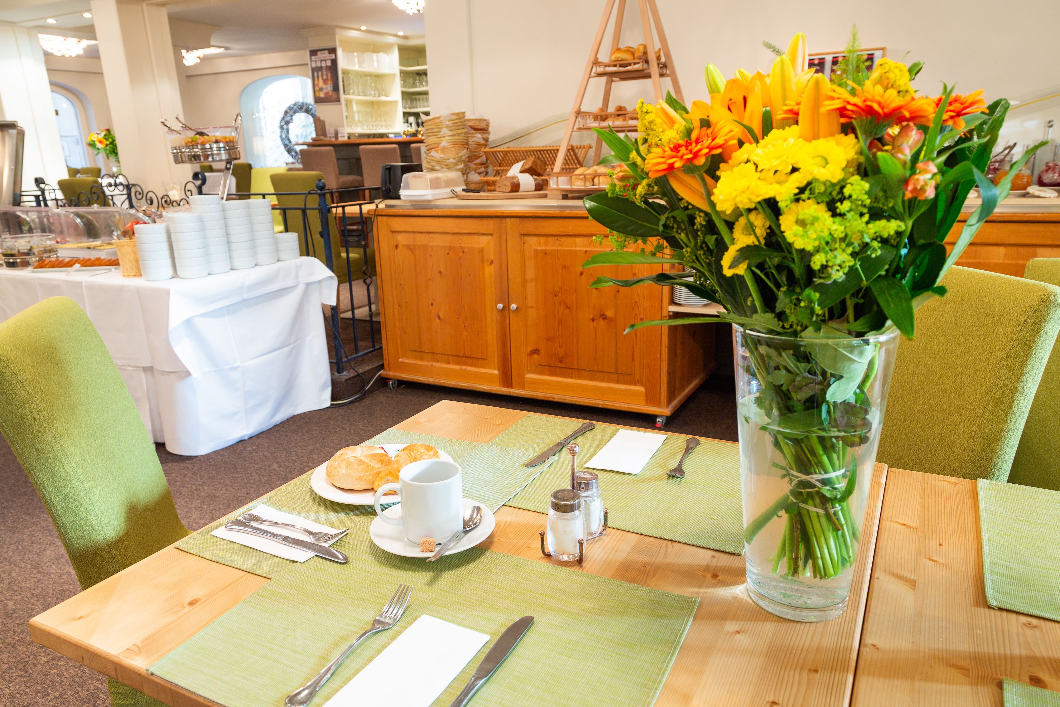 Desayuno bufé gratuito y diario