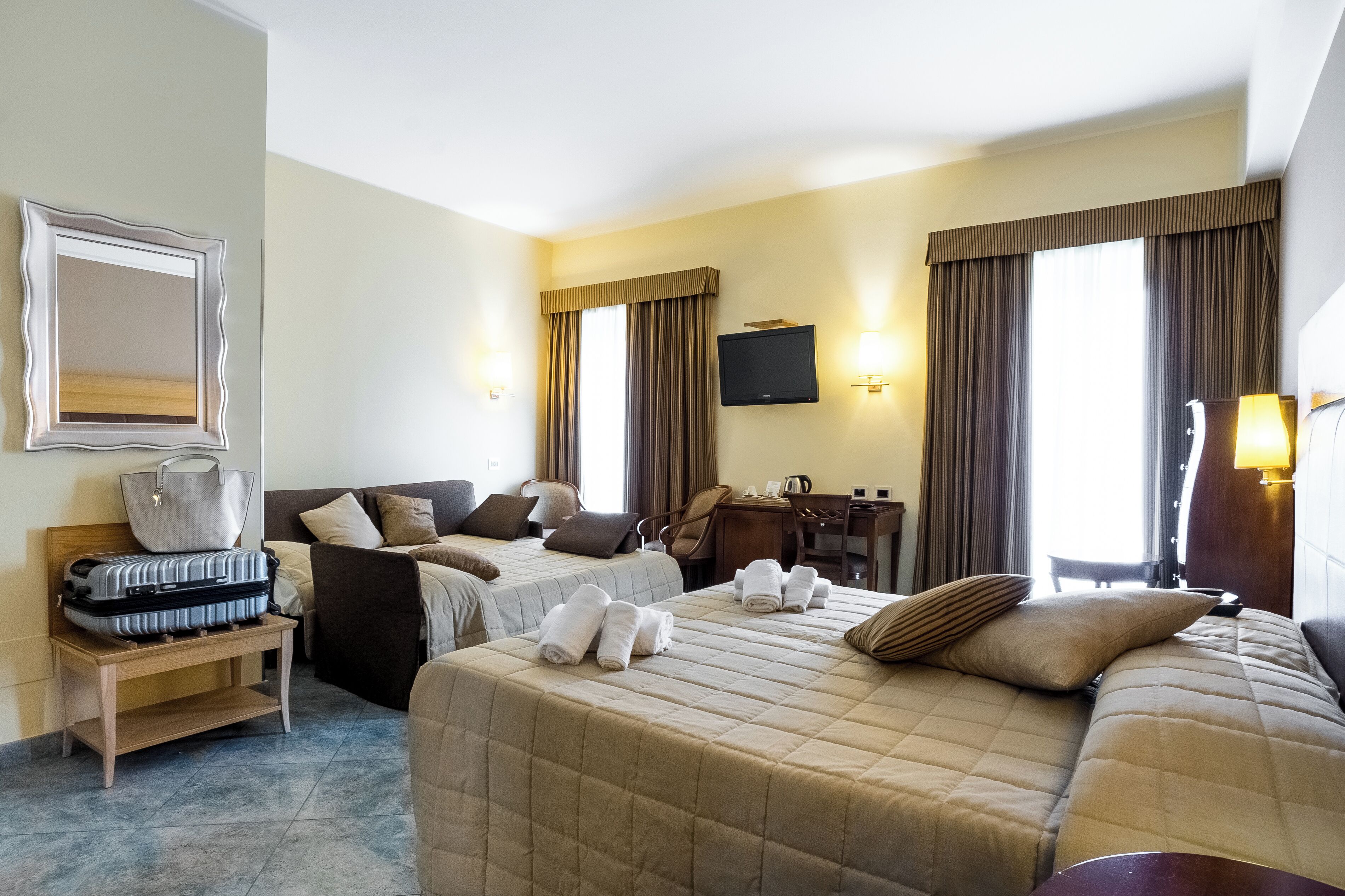 superior double or twin room | premium bedding, pillow-top beds, minibar, in-room safe