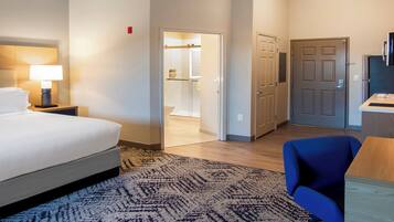 In-room safe, desk, laptop workspace, iron/ironing board