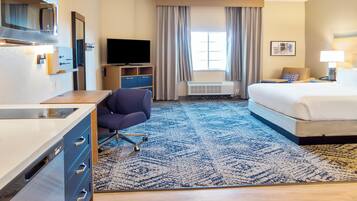 In-room safe, desk, laptop workspace, iron/ironing board