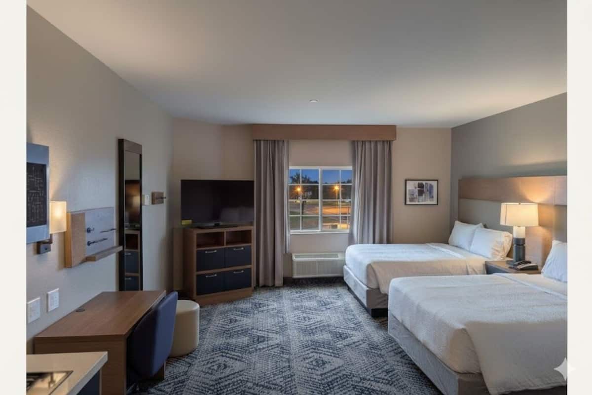 Caja de seguridad en la habitación y escritorio