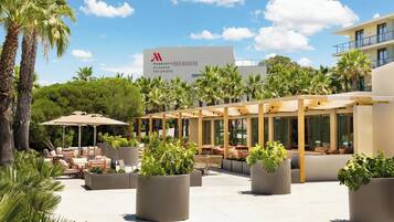 Voorkant van accommodatie