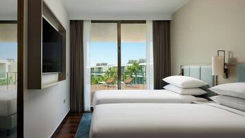 Een minibar, een kluis op de kamer, verduisterende gordijnen