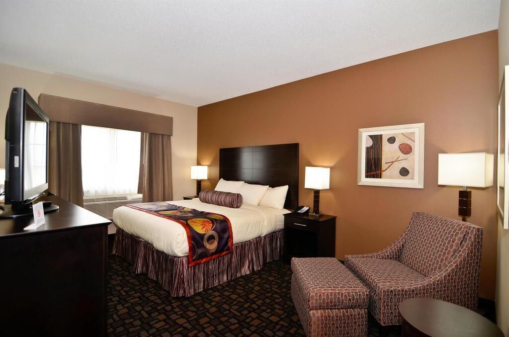 Desk, blackout drapes, iron/ironing board, rollaway beds