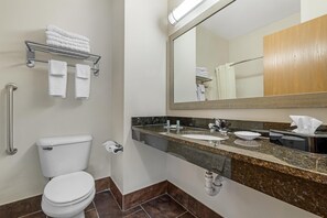 Suite, 2 Queen Beds, Non Smoking, Refrigerator & Microwave (with Sofabed) | Bathroom | Free toiletries, hair dryer, towels - Best Western Plover-Stevens Point Hotel & Conference Center (Plover)
