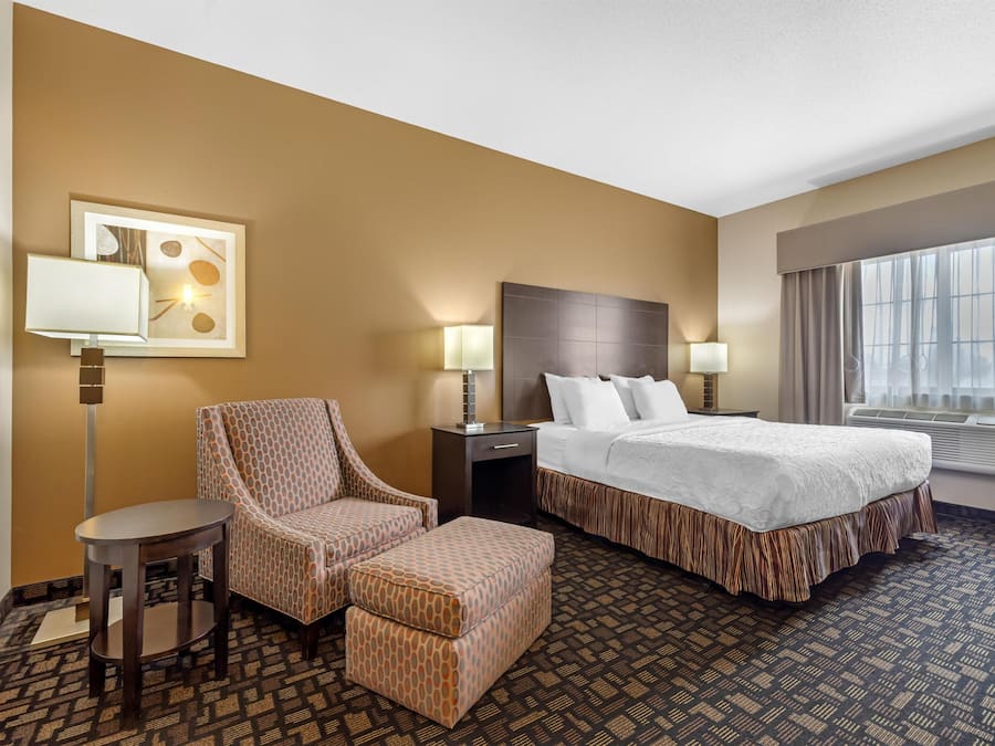 Standard Room, 1 King Bed, Accessible, Refrigerator & Microwave