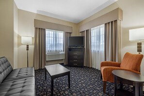 Suite, 2 Queen Beds, Non Smoking, Refrigerator & Microwave (with Sofabed) | Desk, blackout drapes, iron/ironing board, rollaway beds - Best Western Plover-Stevens Point Hotel & Conference Center (Plover)