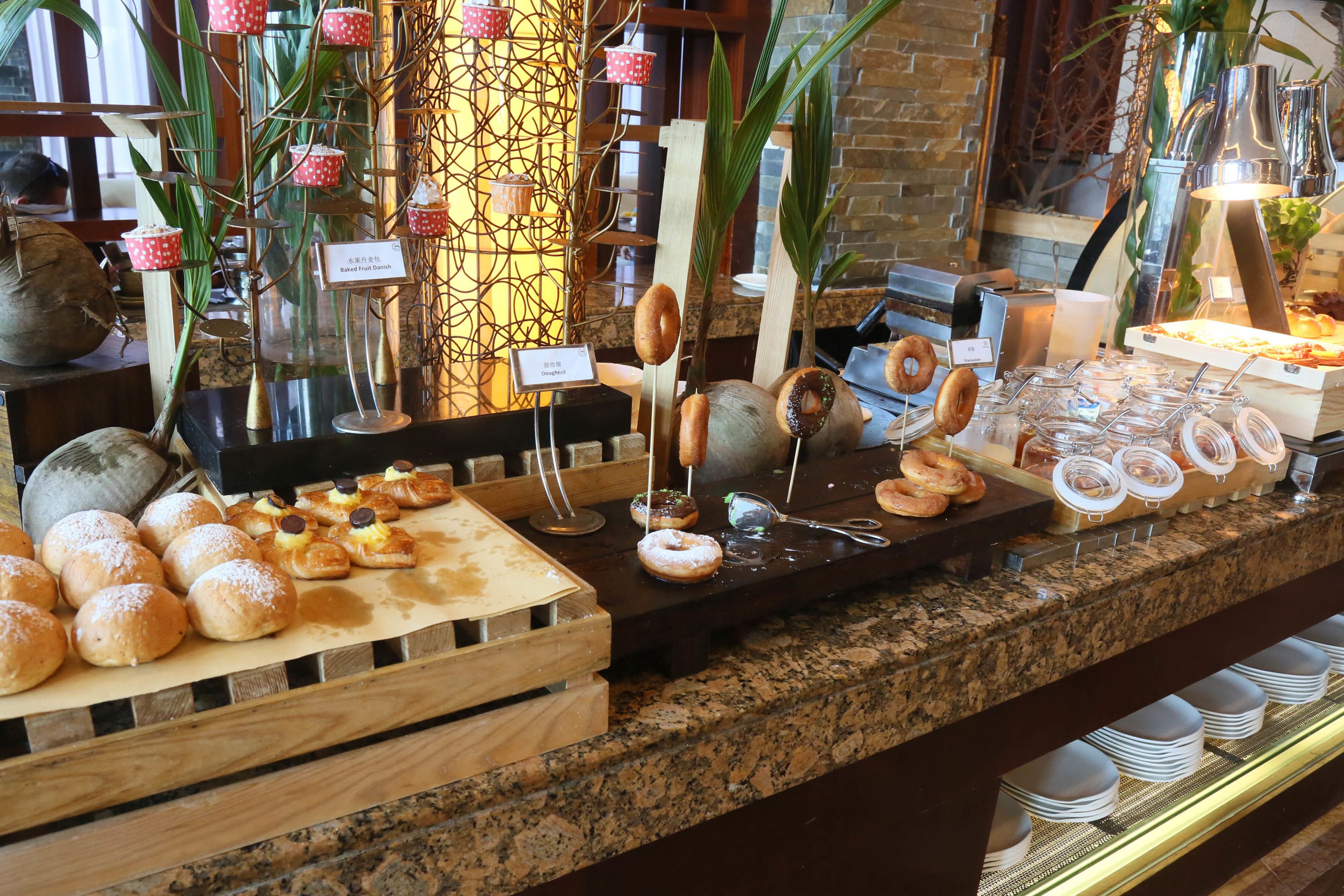 buffet breakfast for a fee