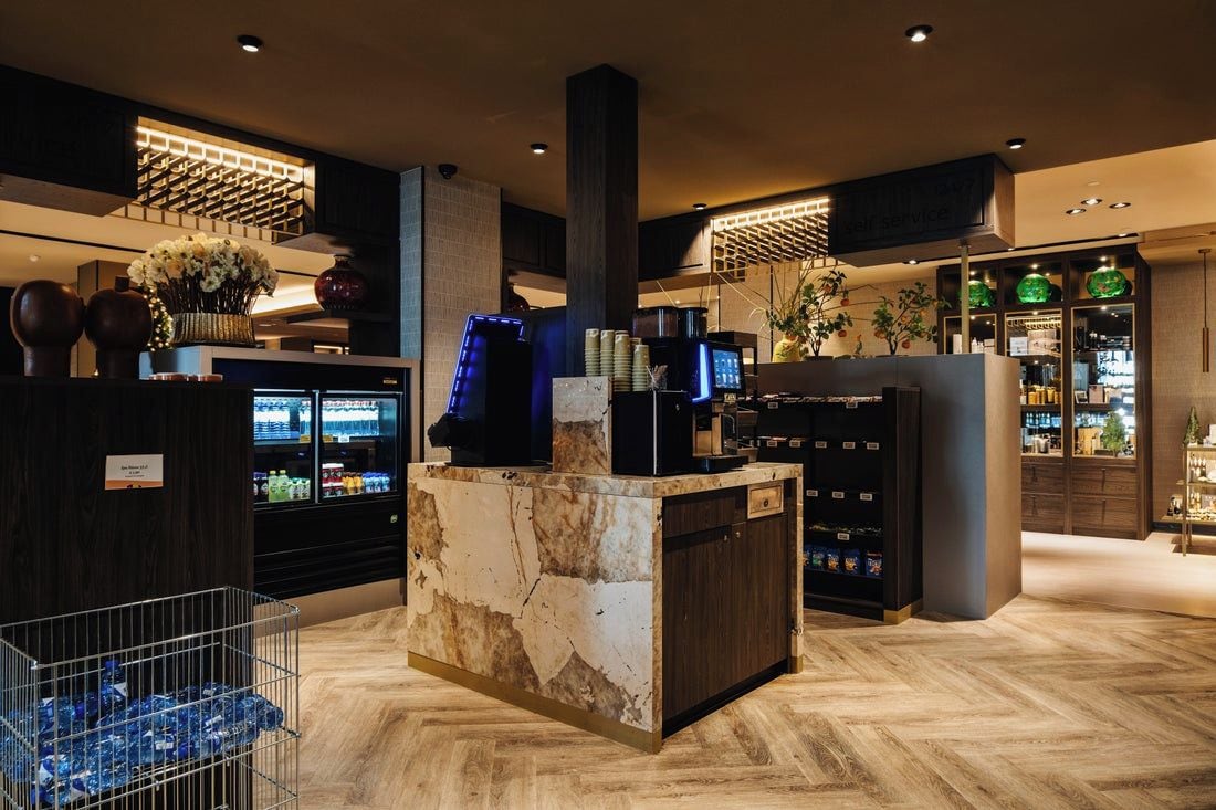 Sitteområde i lobbyen