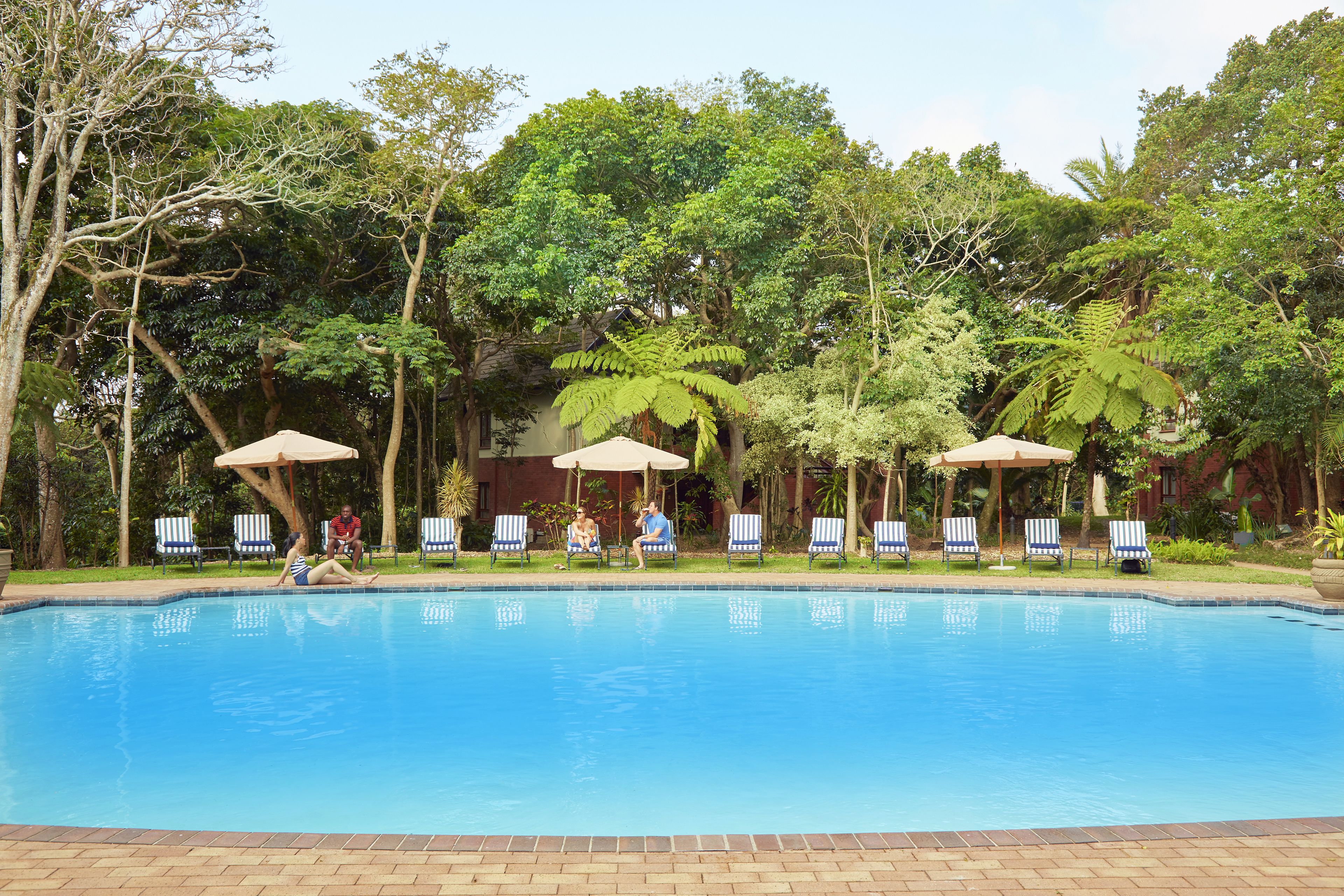 2 outdoor pools, pool umbrellas, sun loungers