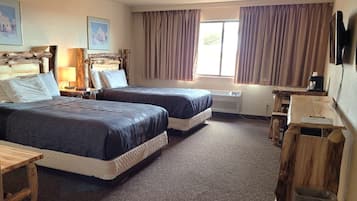 Chambre Tradition, 2 grands lits | Wi-Fi gratuit, draps fournis, accÚs pour personnes à mobilité réduite