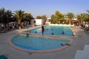 Indoor pool, seasonal outdoor pool