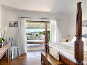 Villa Luxe, vue mer | Literie hypoallergénique, minibar, coffres-forts dans les chambres