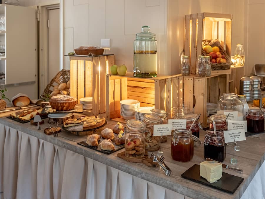 Inbegriffenes Frühstücksbuffet