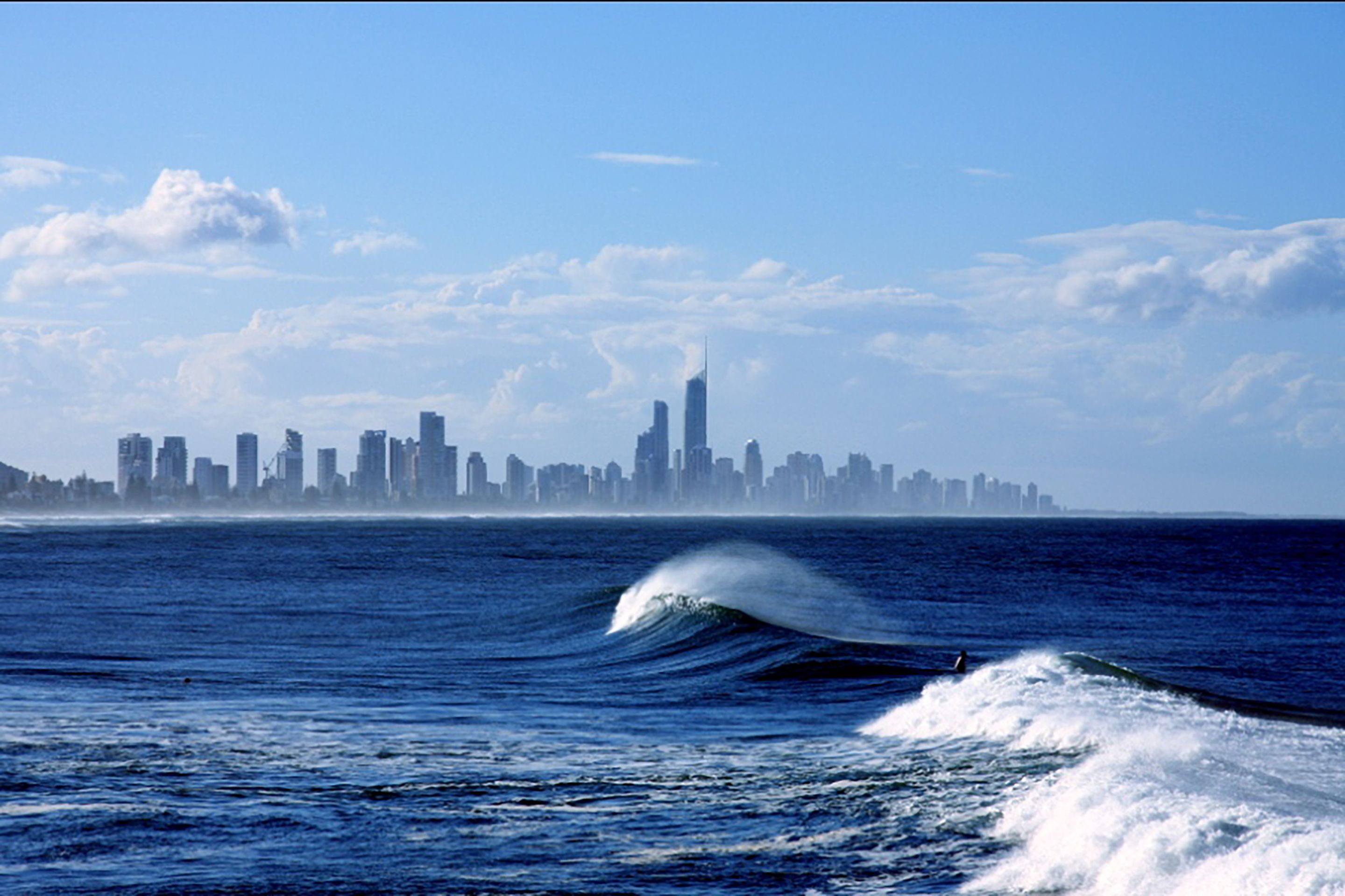 on the beach, white sand, surfing