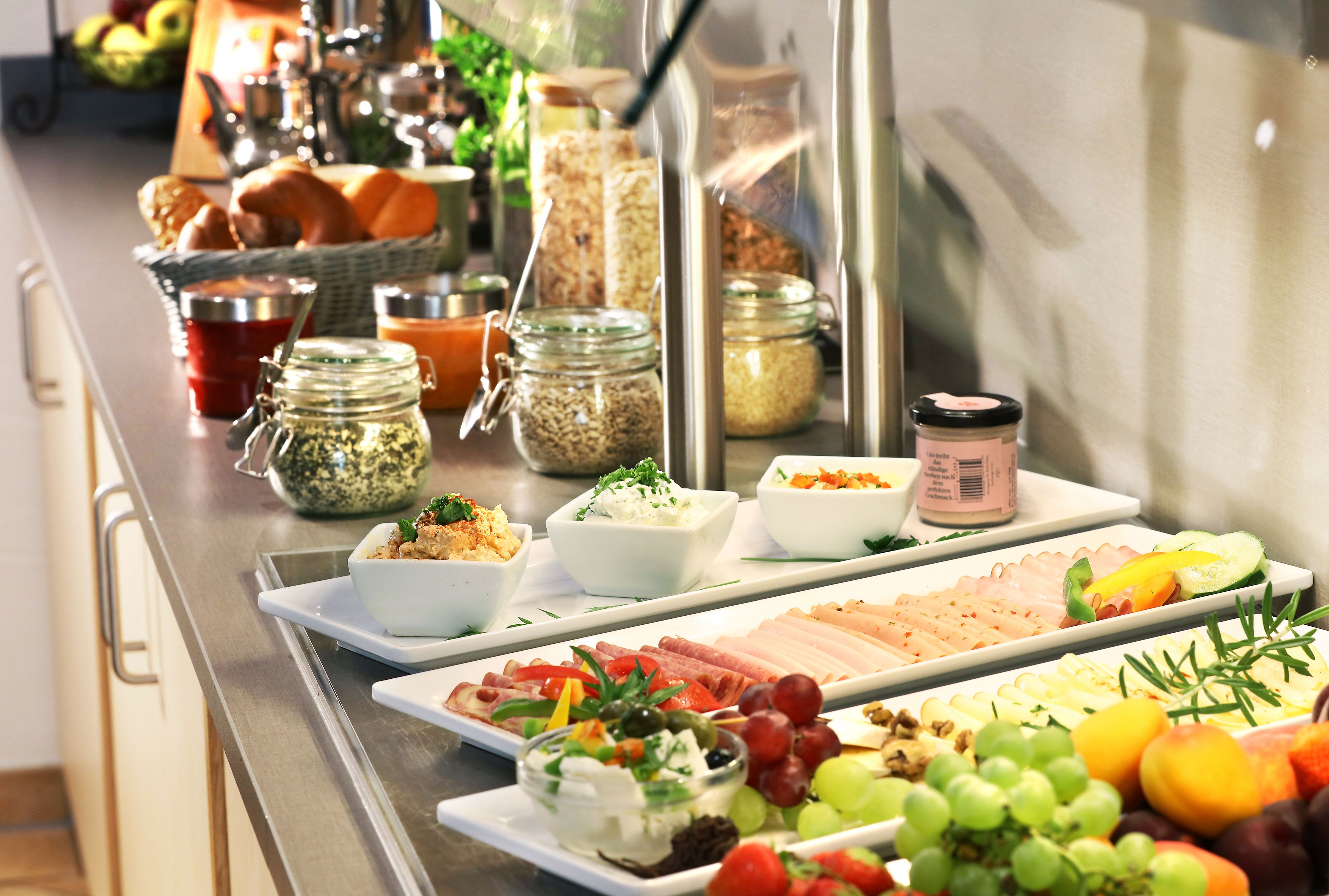 daily buffet breakfast (eur 18 per person)