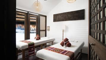 Body treatments, aromatherapy, massages on the beach, body scrubs