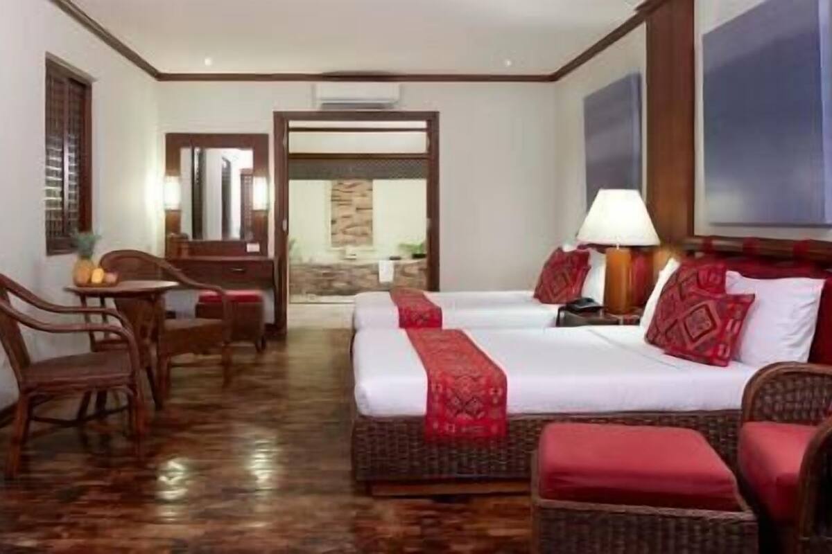 Ropa de cama de alta calidad y minibar