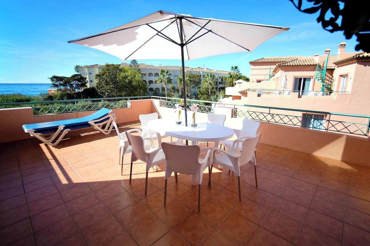 Leilighet – panorama, 3 soverom, sjøutsikt (6 pax) | Terrasse/patio