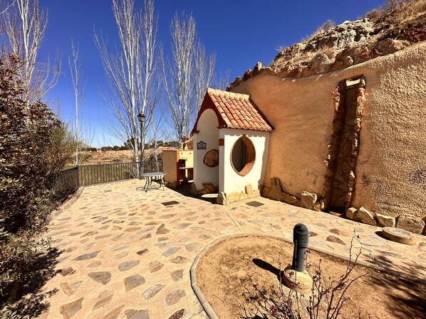 Superior Apartment, 2 Bedrooms, Kitchen, Garden View | Terrace/patio