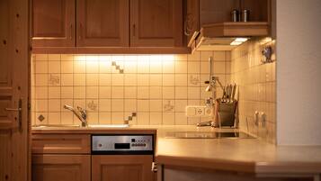 Fridge, electric kettle