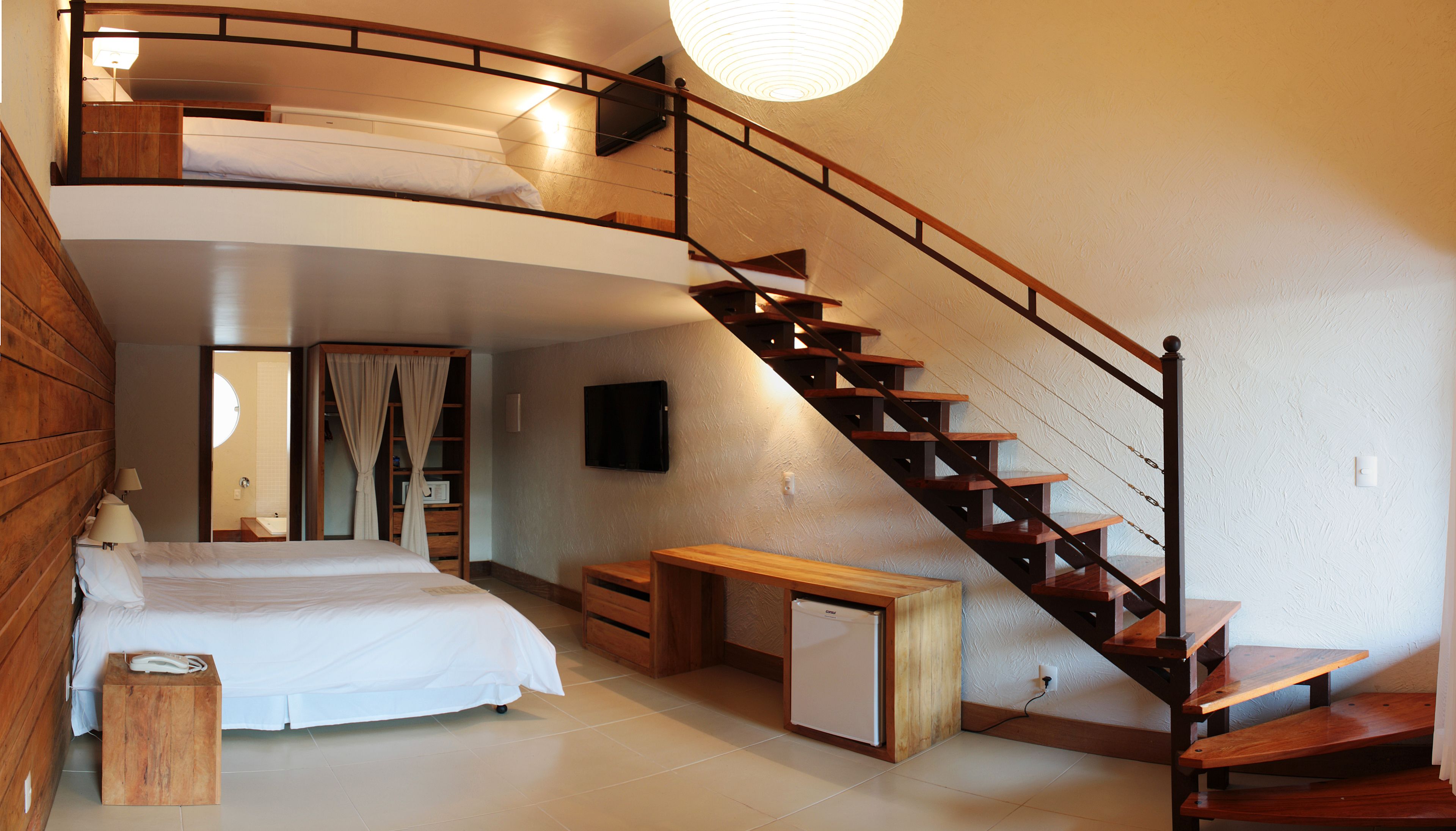 family room, 1 king bed, hot tub, pool view | 1 bedroom, in-room safe, blackout curtains, free wifi