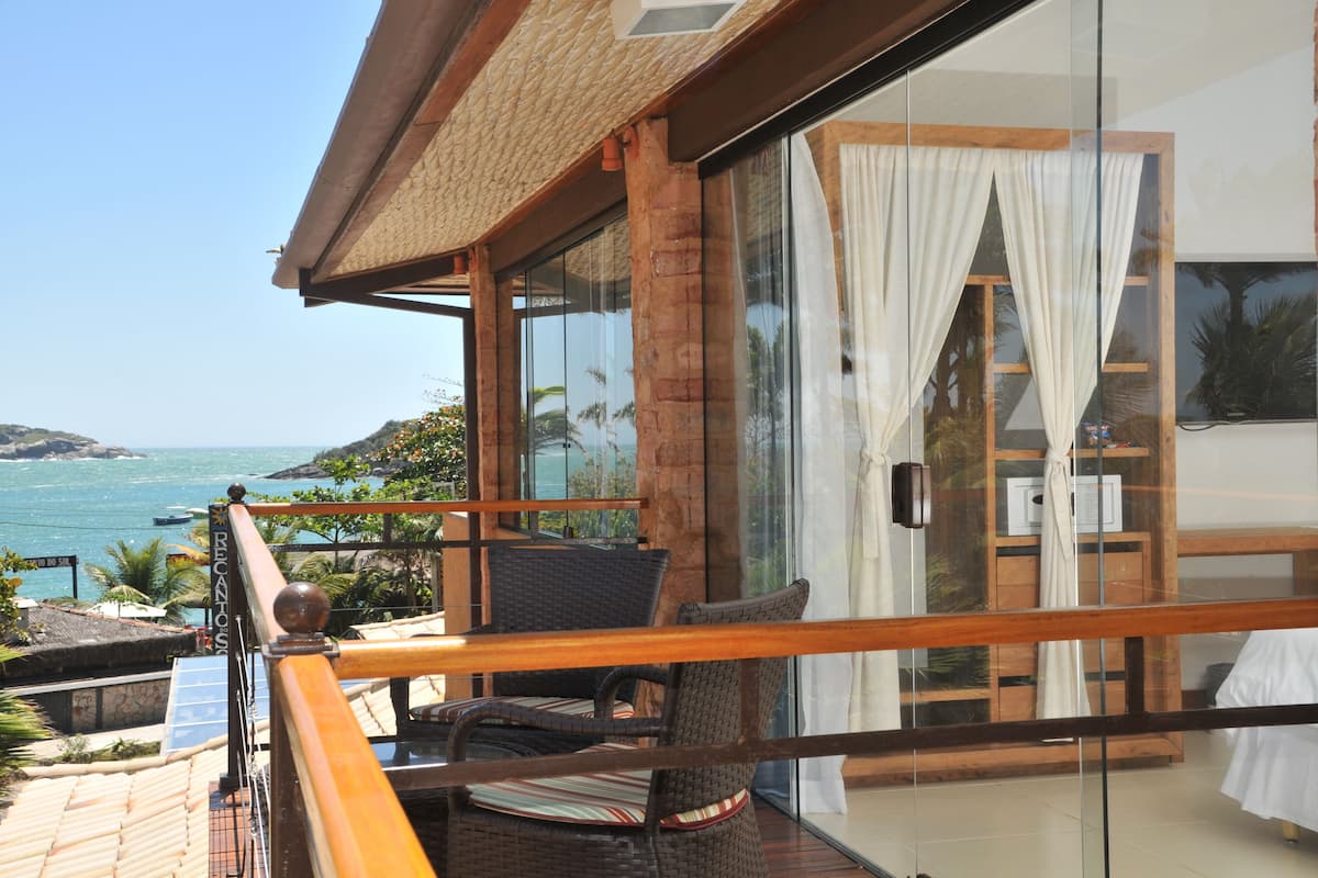Superior Double Room, Patio, Partial Sea View | In-room safe, blackout curtains, free WiFi, bed sheets