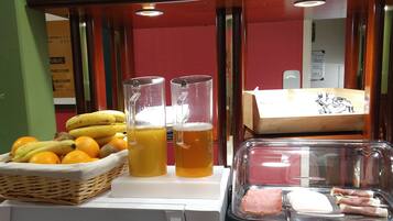 Daily buffet breakfast (EUR 8 per person)