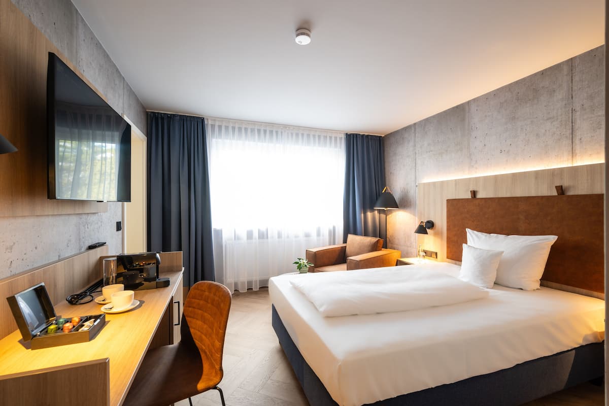 Superior eenpersoonskamer | 1 slaapkamer, hypoallergeen beddengoed, een minibar