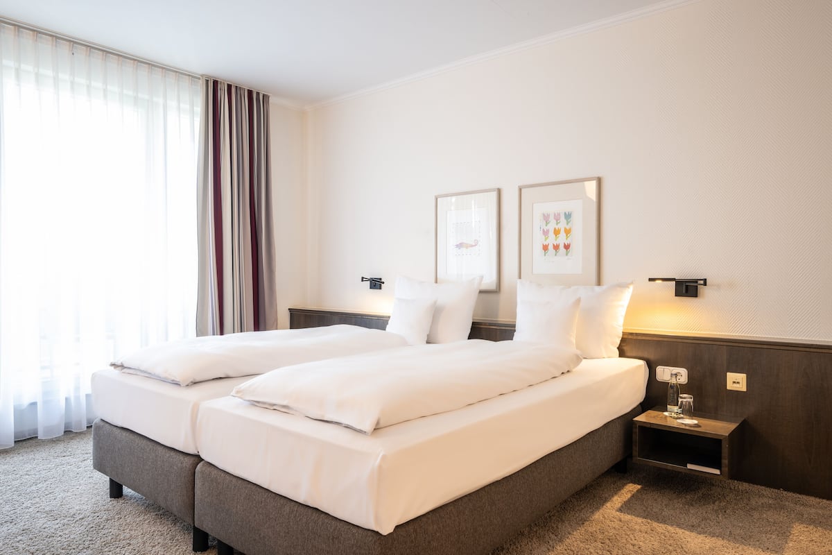 1 slaapkamer, hypoallergeen beddengoed, een minibar