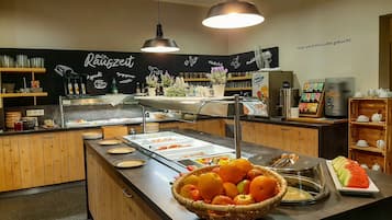 Daily buffet breakfast for a fee