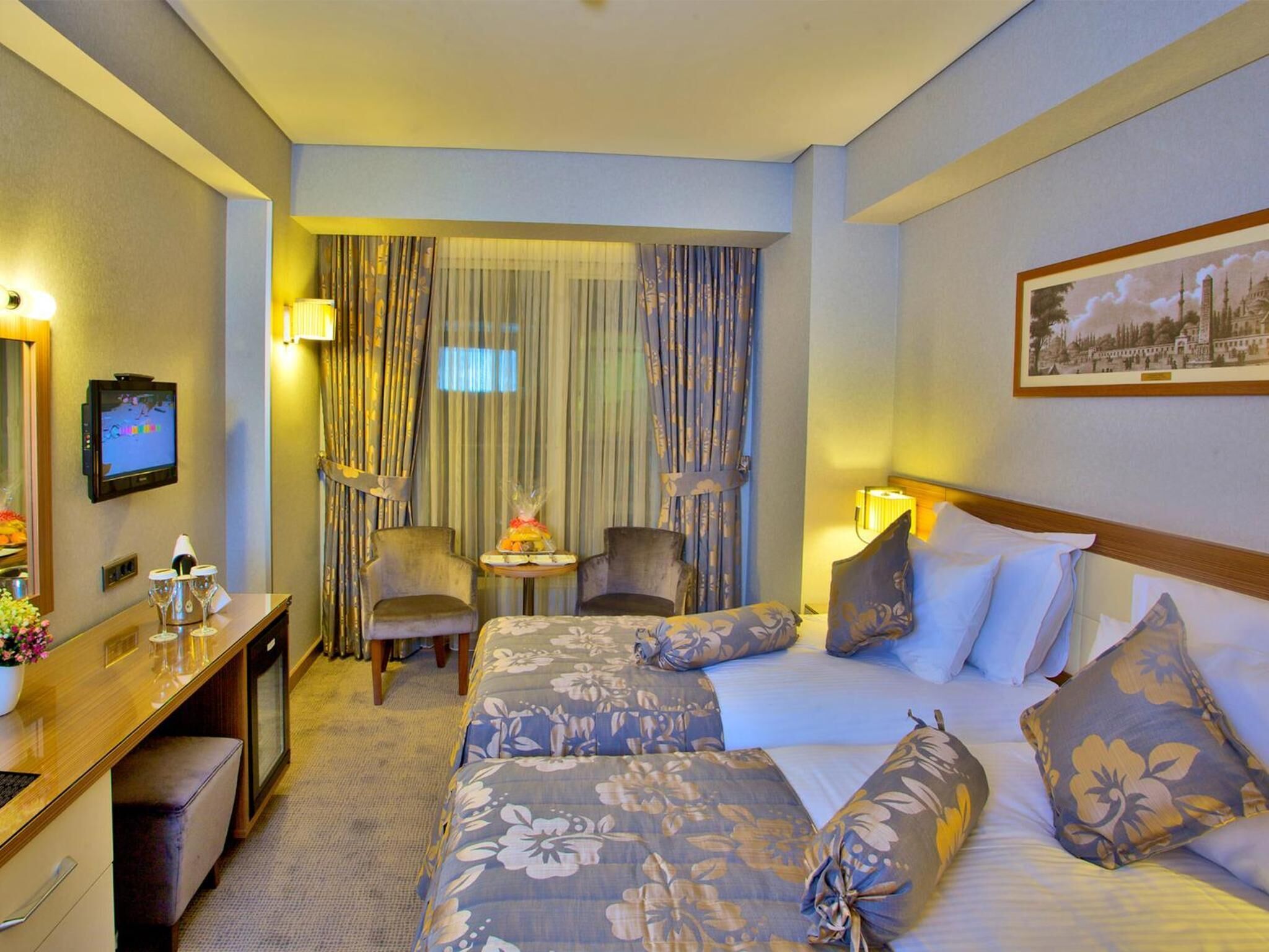 premium bedding, minibar, in-room safe, desk