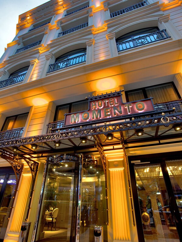 Front of property – evening/night