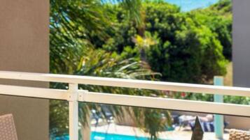 Standard Apartment, 1 Bedroom, Balcony, Poolside | Balcony view