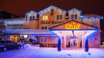 Front of property – evening/night