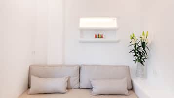 Premium bedding, down comforters, pillowtop beds, minibar