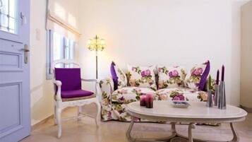 Villa, 2 Bedrooms | Living area | Flat-screen TV, DVD player