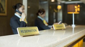 Quiosque de check-in/check-out