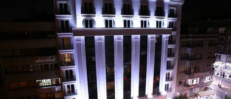 Front of property – evening/night