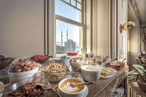Daily buffet breakfast (EUR 30 per person)