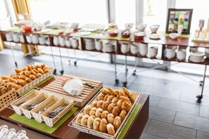 뷔페 아침 식사