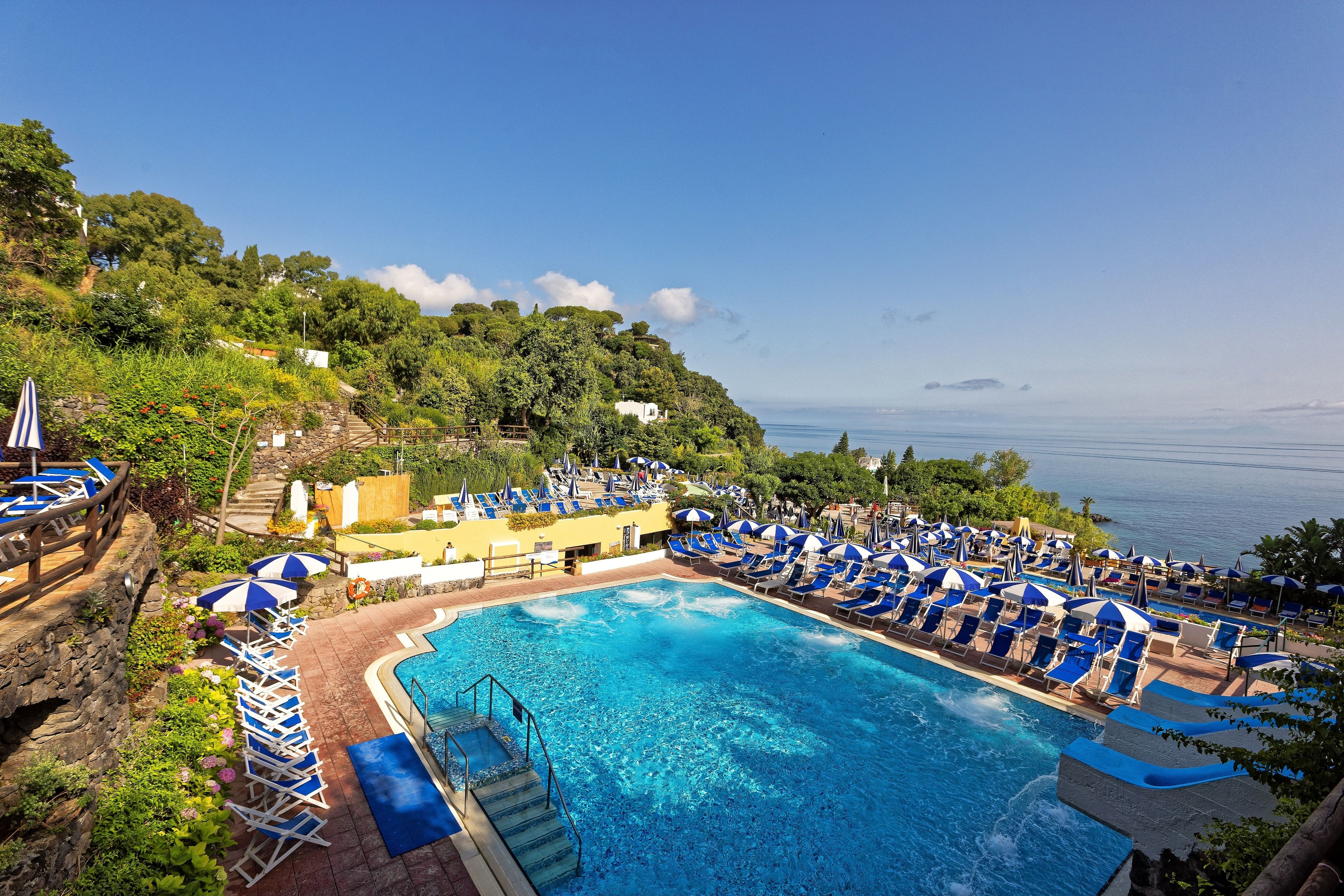 2 indoor pools, 8 outdoor pools, pool umbrellas, pool loungers