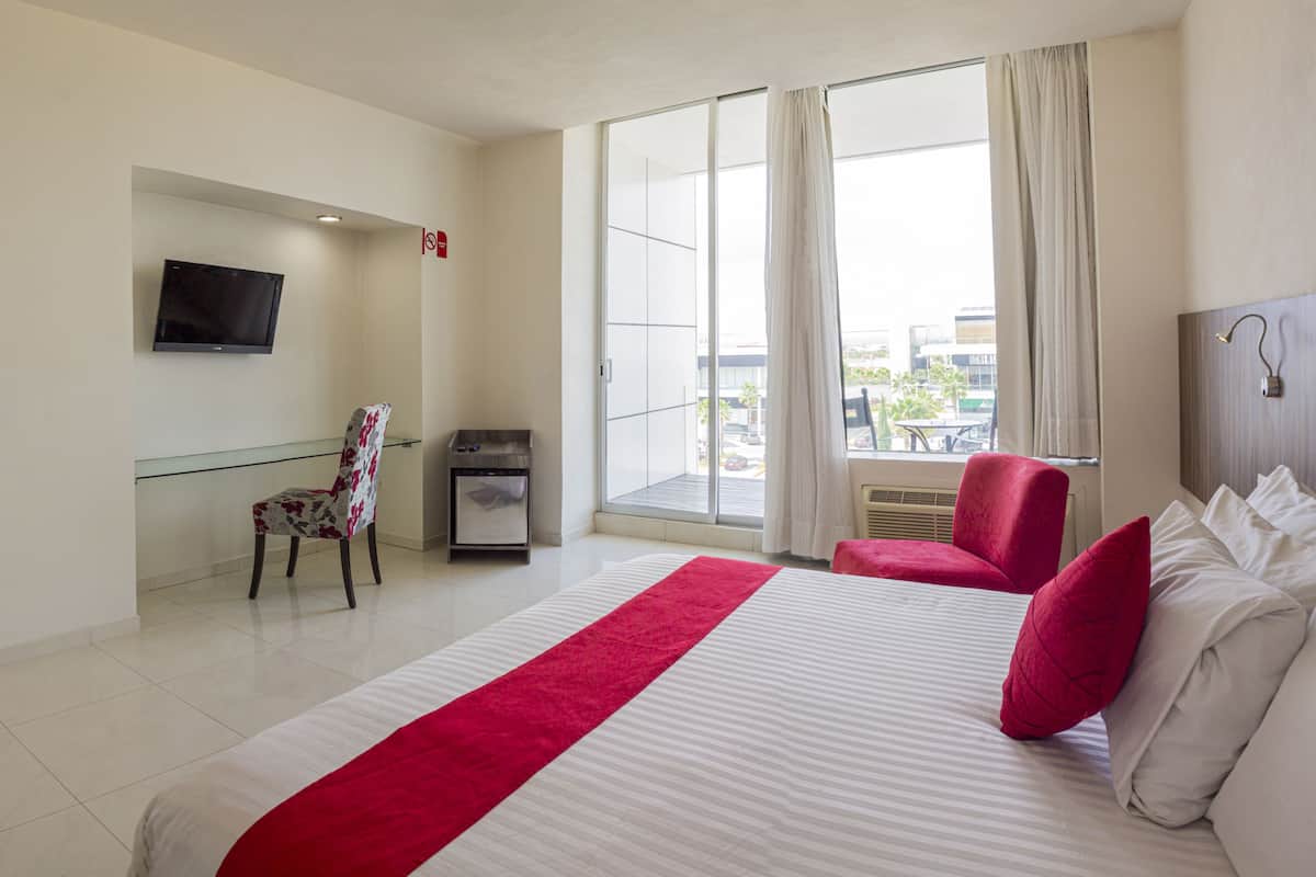 In-room safe, desk, blackout curtains, iron/ironing board