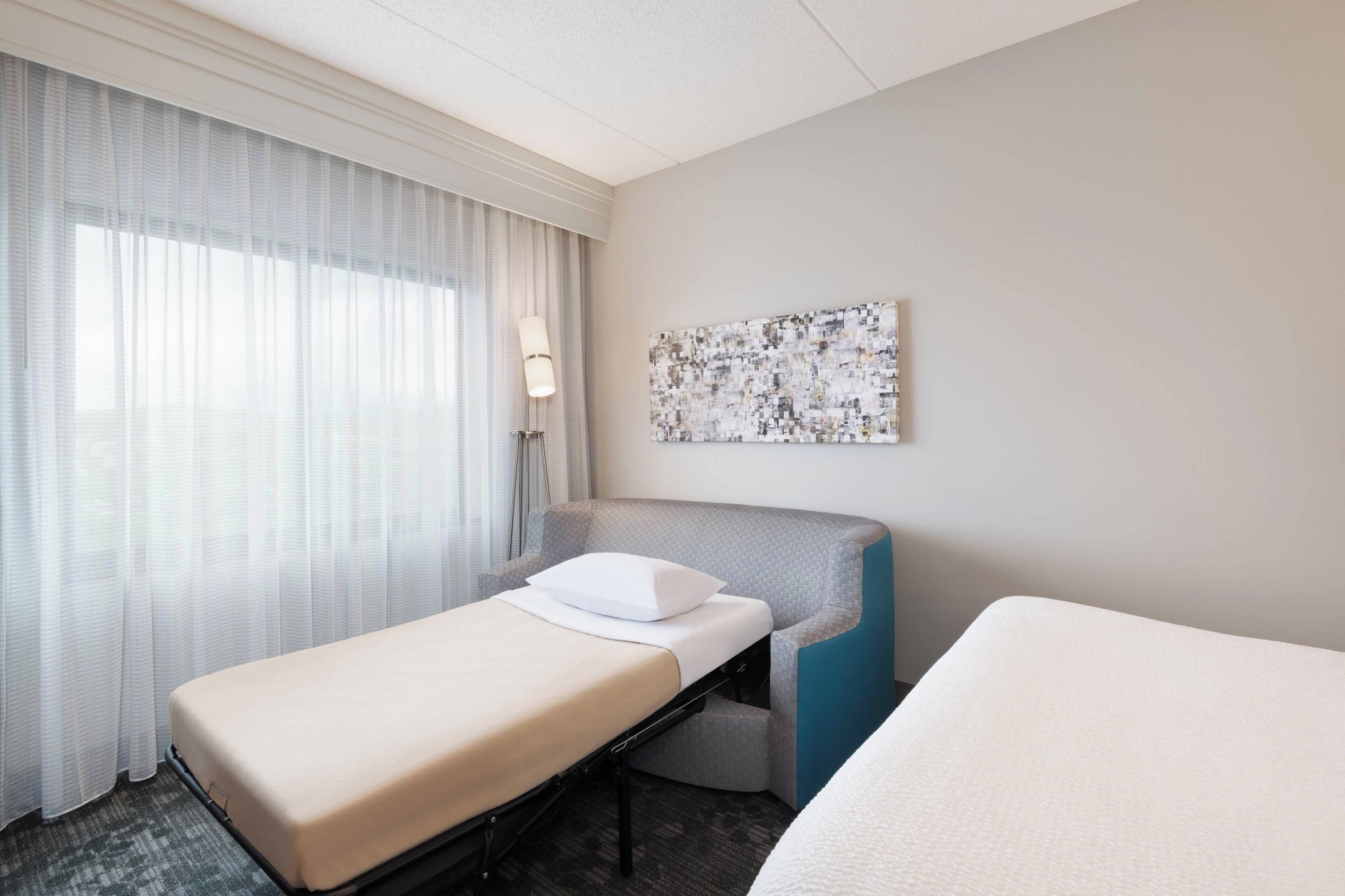 pillow-top beds, individually decorated, individually furnished, desk