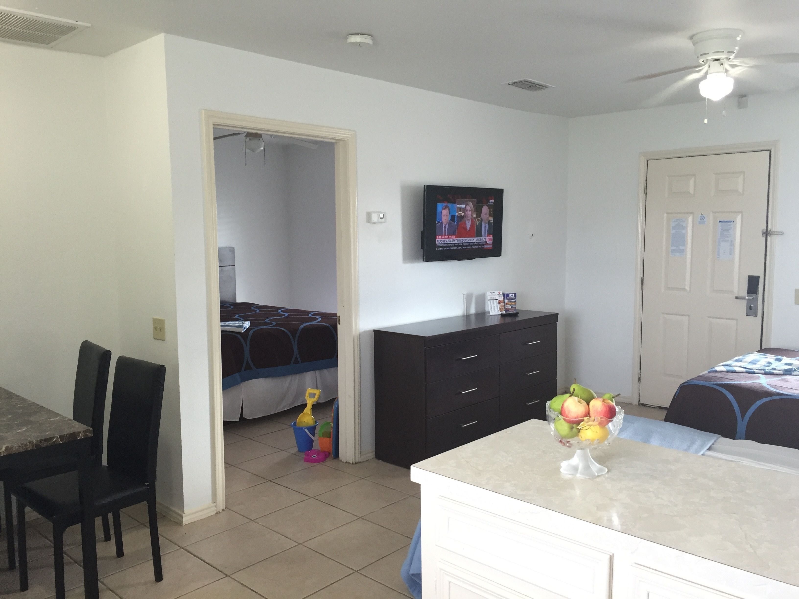 Strykjärn/strykbräda, gratis wi-fi, sängkläder och rullstolsanpassning