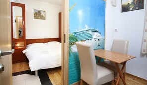 Appartement | Een bureau, gratis babybedden, gratis wifi