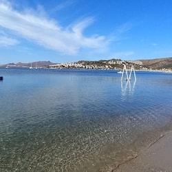 Private beach, sun loungers, beach umbrellas, beach towels