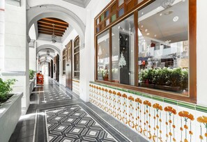 Interior entrance